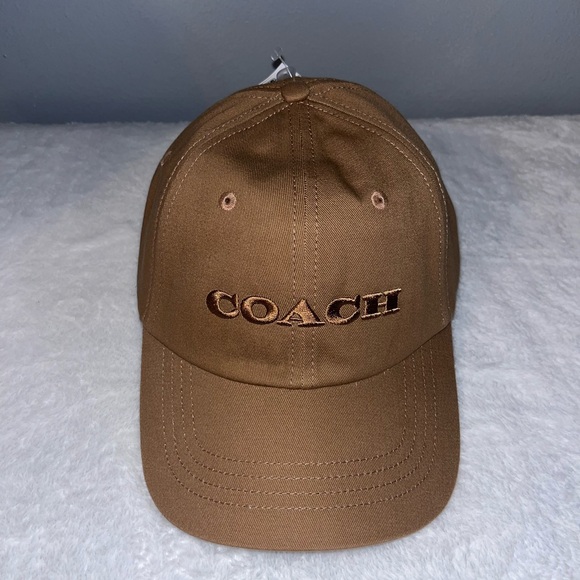 COACH CAP TAN COLOR - Picture 1 of 8